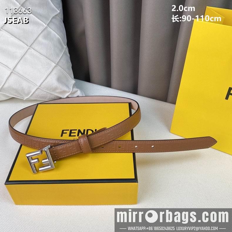 Replica Fendi Belt 20mmX90-110cm 8L08