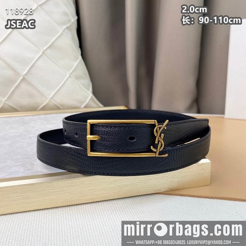 Replica YSL belt 20mmX90-110cm 8L010704