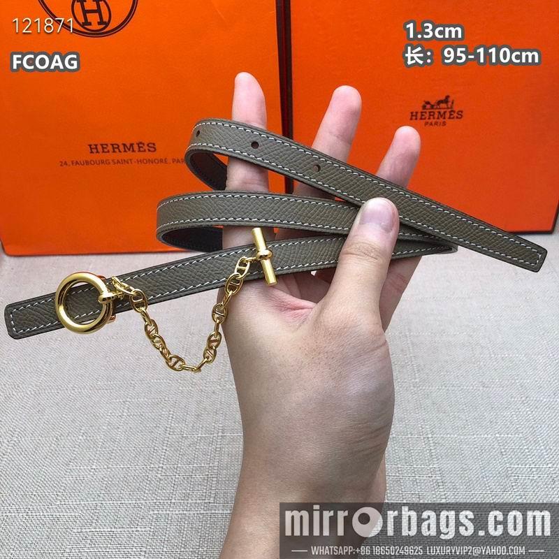 Replica Hermes belt 13mmX95-110cm 8L10