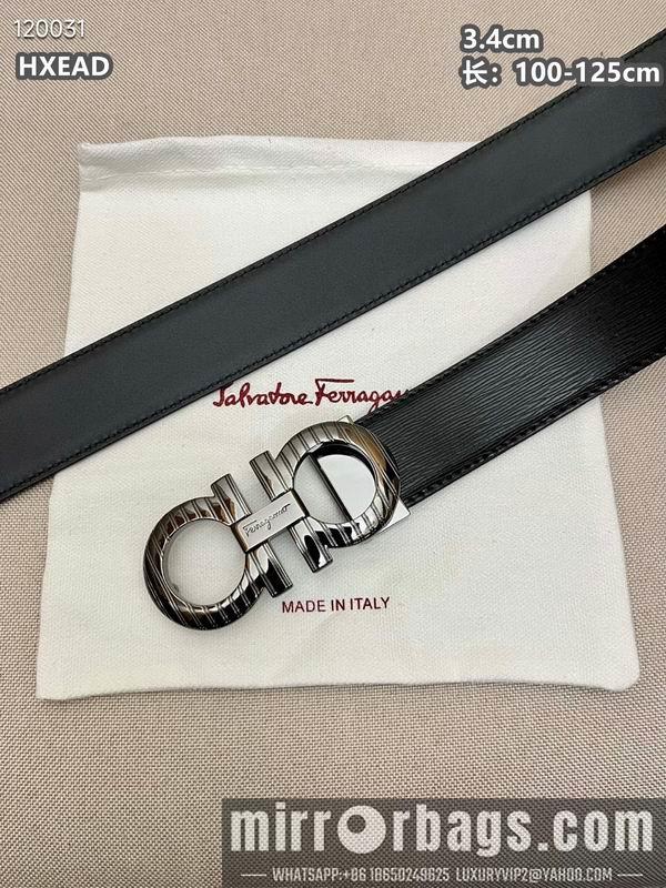 Replica Ferragamo belt 34mmX100-125cm 8L03