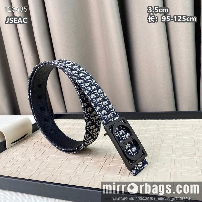 Replica Dior belt 35mmX95-125cm 8L25