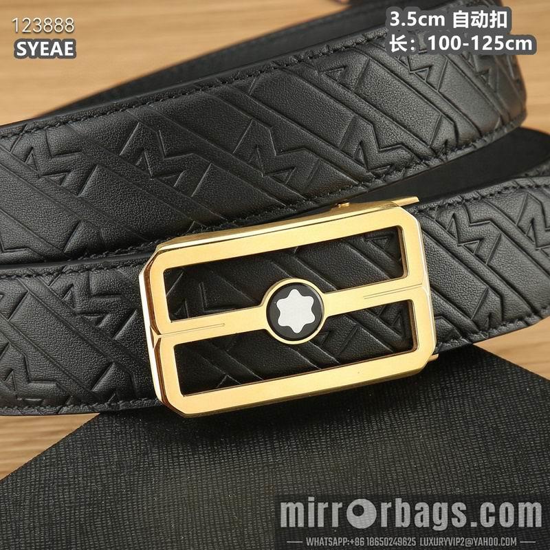 Replica Montlanc belt 35mmX100-125cm 8L42