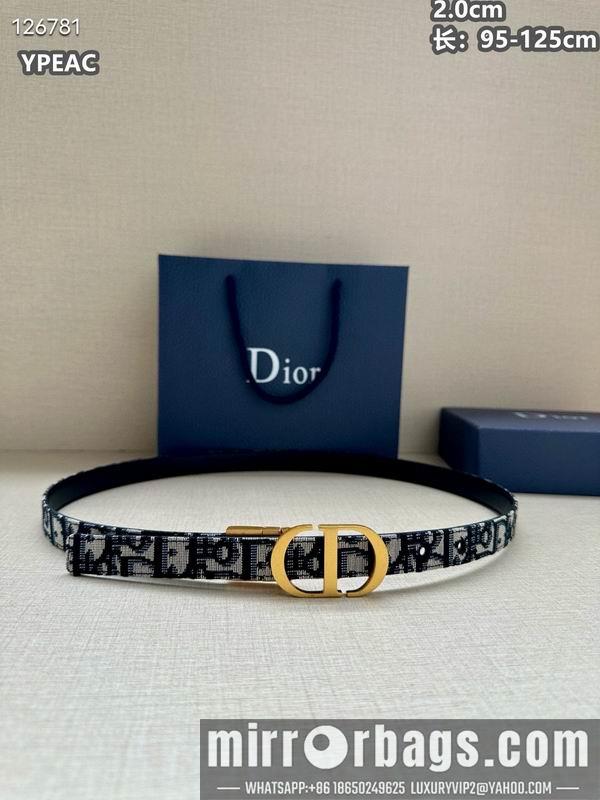 Replica Dior belt 20mmX95-125cm 8L22