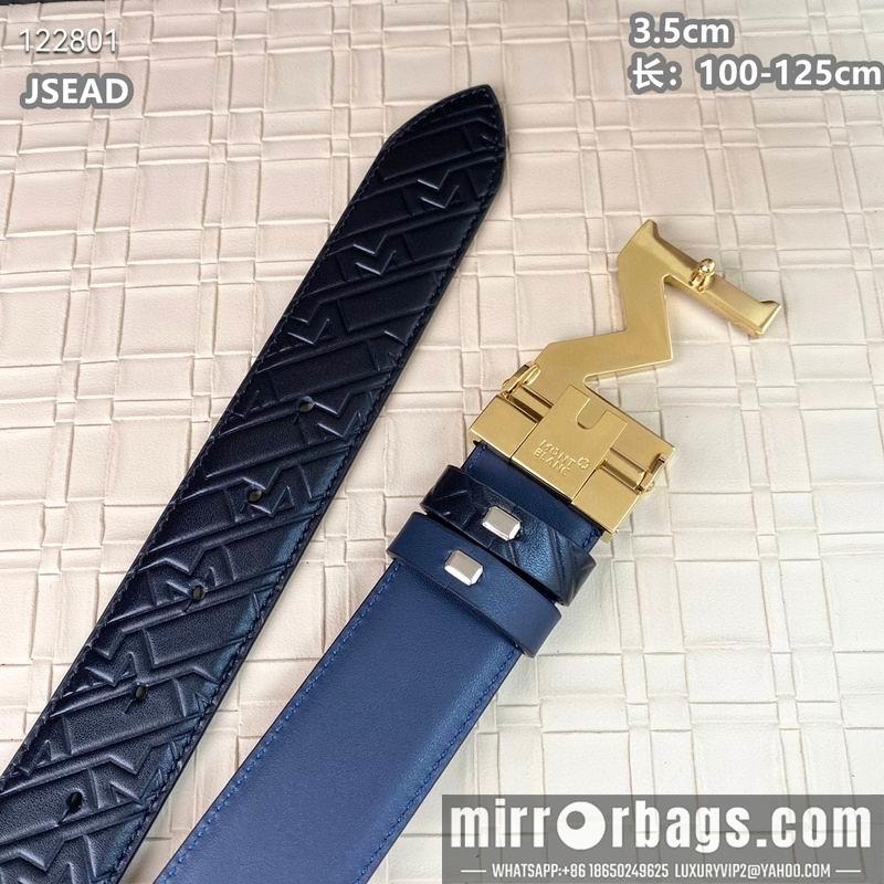 Replica Montblanc belt 35mmX100-125cm 8L25