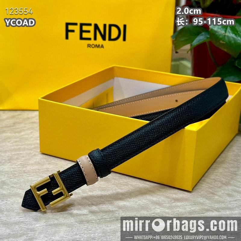 Replica Fendi belt 20mmX95-115cm 8L16