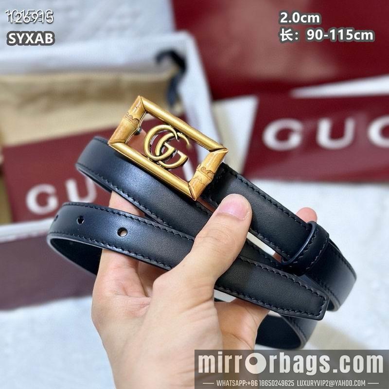 Replica Gucci belt 20mmX90-115cm 8L25
