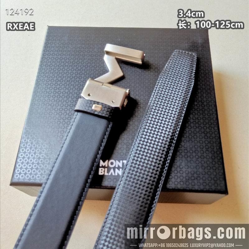 Replica Montlanc belt 34mmX100-125cm 8L17
