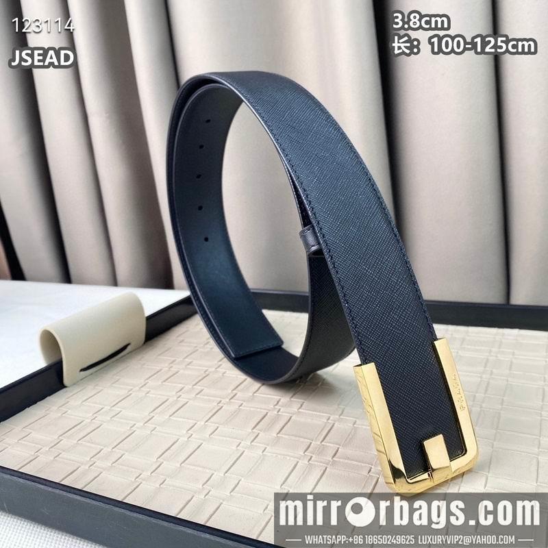Replica Prada belt 38mmX100-125cm 8L06