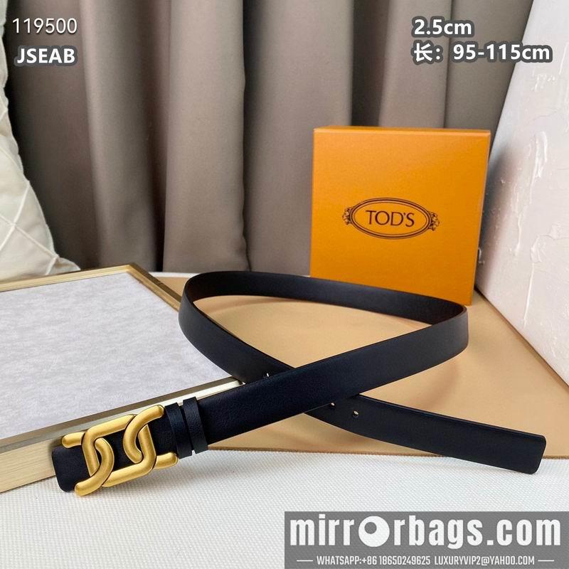 Replica Tod's belt 25mmX95-115cm 8L040801