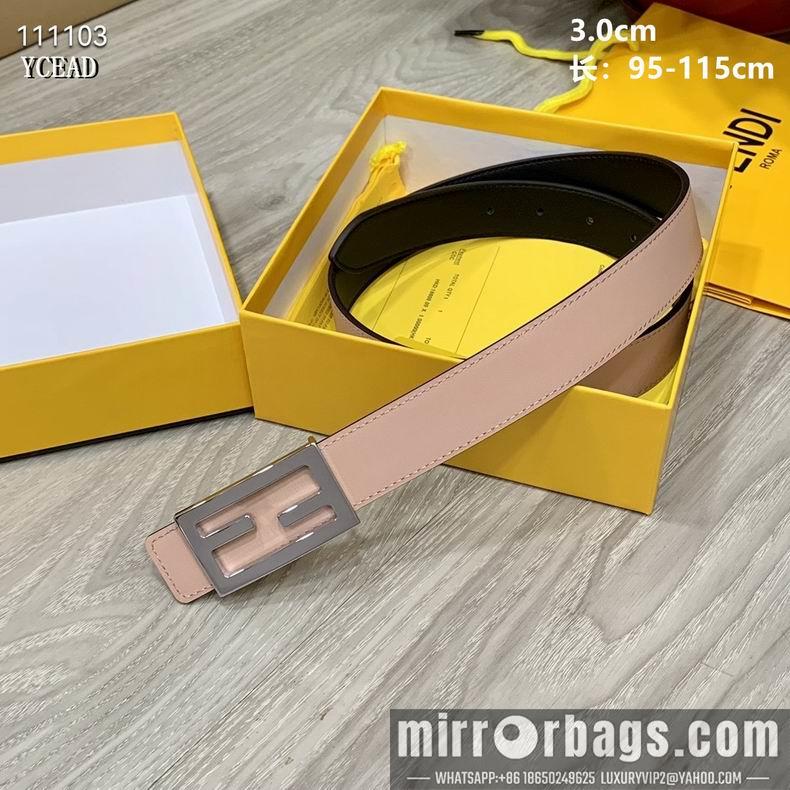 Replica Fendi Belt 30mmX90-115cm 8L03