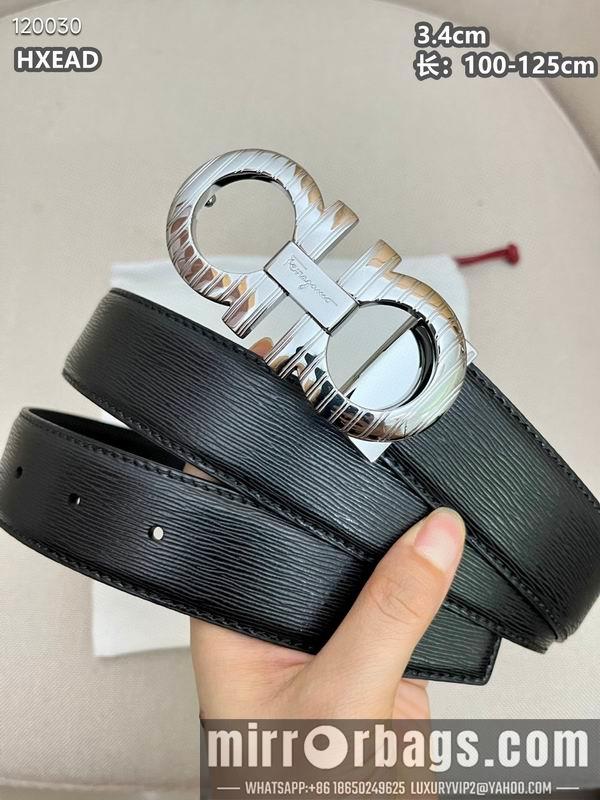 Replica Ferragamo belt 34mmX100-125cm 8L03