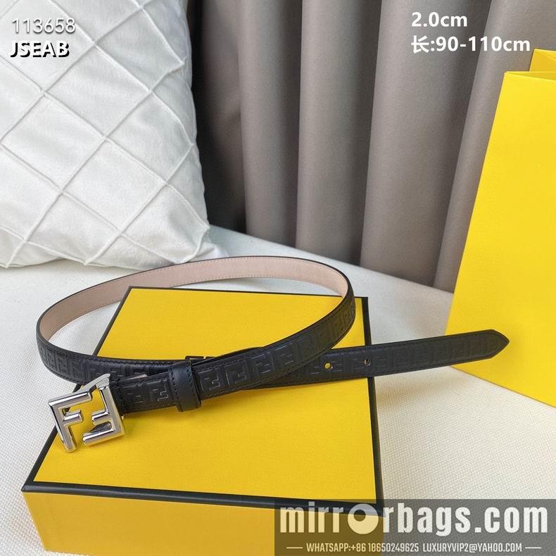 Replica Fendi Belt 20mmX90-110cm 8L08