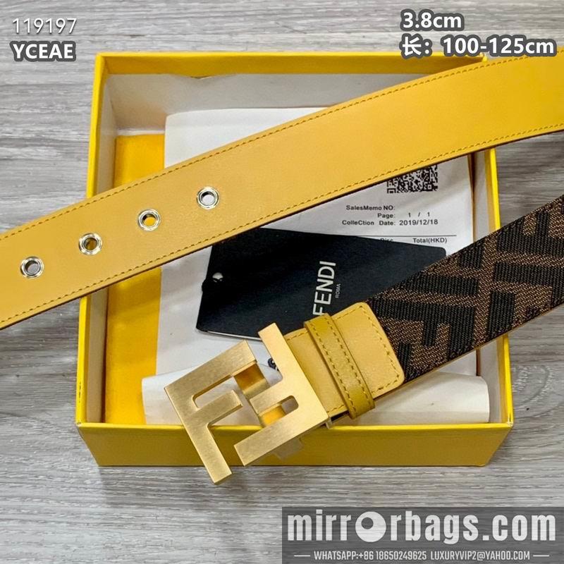 Replica Fendi belt 38mmX100-125cm 8L08