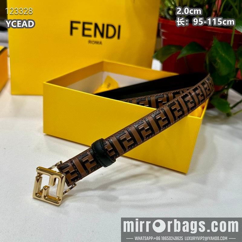 Replica Fendi belt 20mmX95-115cm 8L15