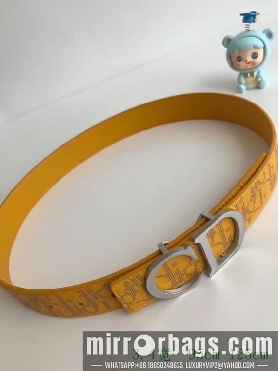 Replica Dior Belt 34mmX95-125cm 7D02