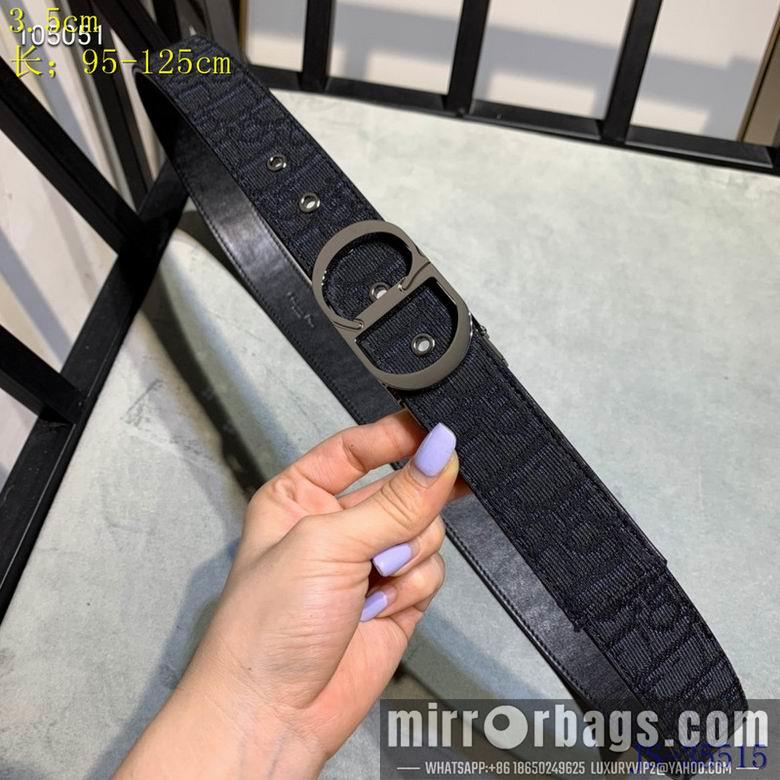 Replica Dior Belt 35mm 95-125cm 8L