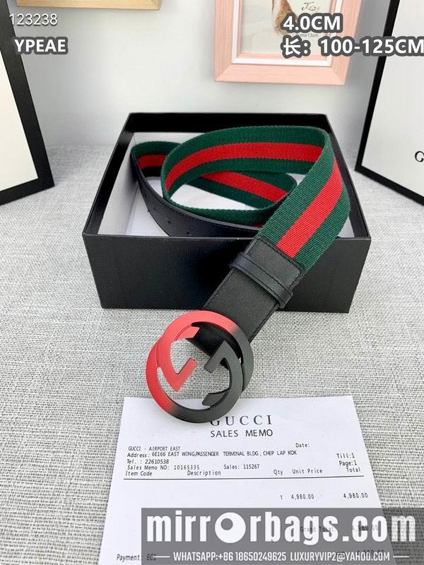 Replica Gucci belt 40mmX100-125cm 8L135