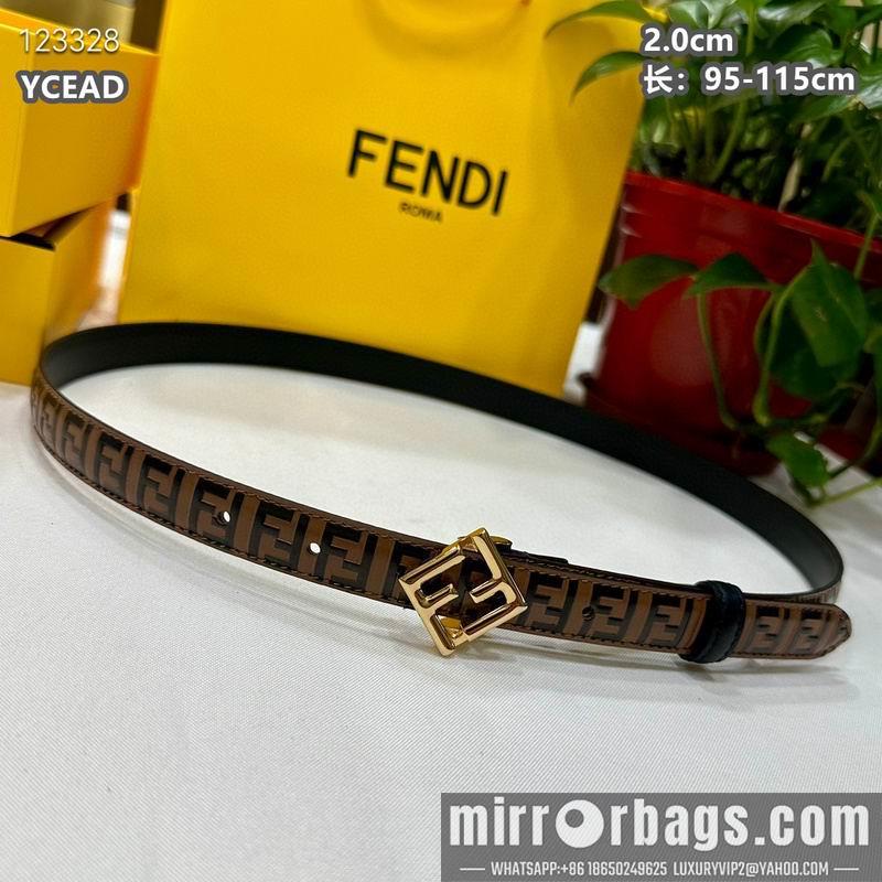 Replica Fendi belt 20mmX95-115cm 8L15