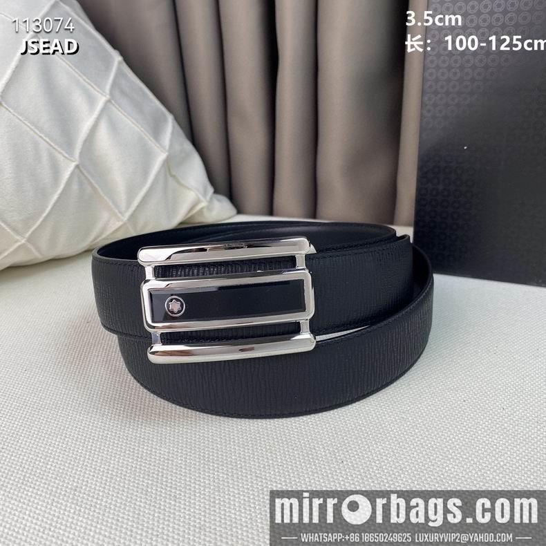 Replica Montblanc belt自动带 35mmX100-125cm 8L03