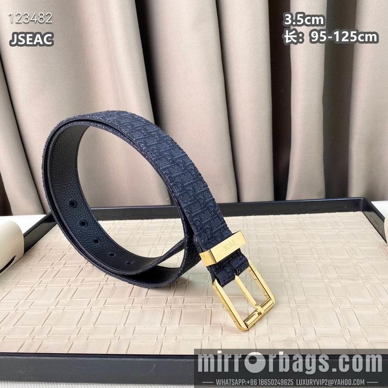 Replica Dior belt 35mmX95-125cm 8L30