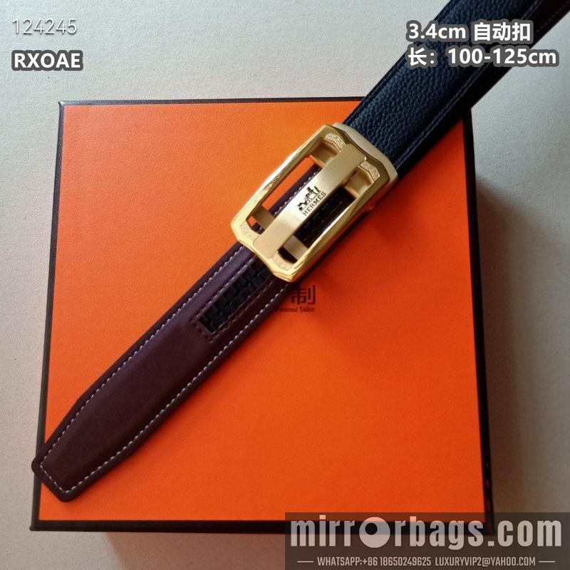 Replica Hermes belt 34mmX100-125cm 8L08