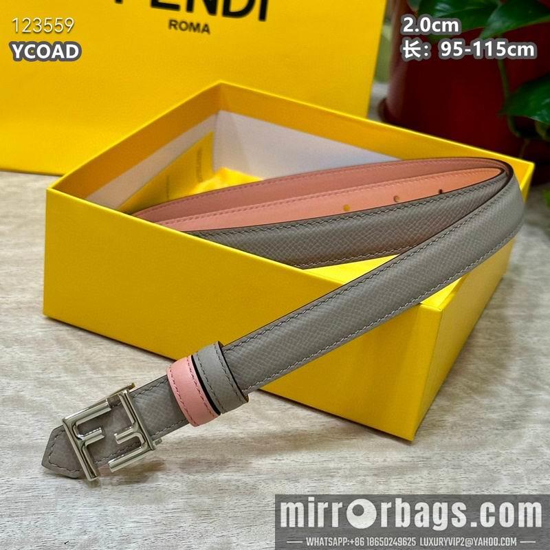 Replica Fendi belt 20mmX95-115cm 8L16