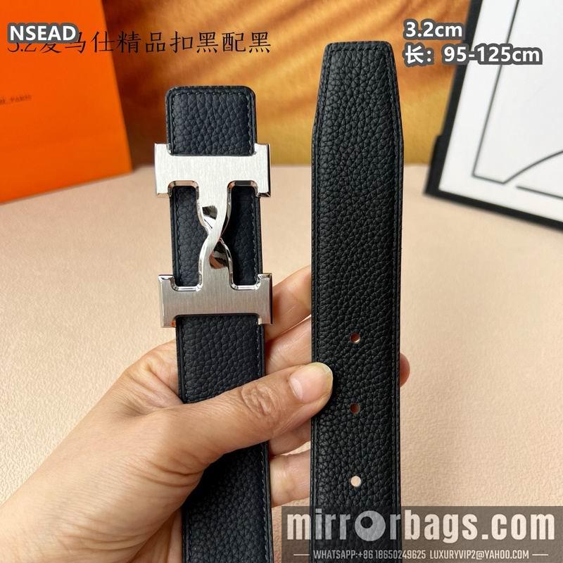Replica Hermes belt 32mmX95-125cm 8L34