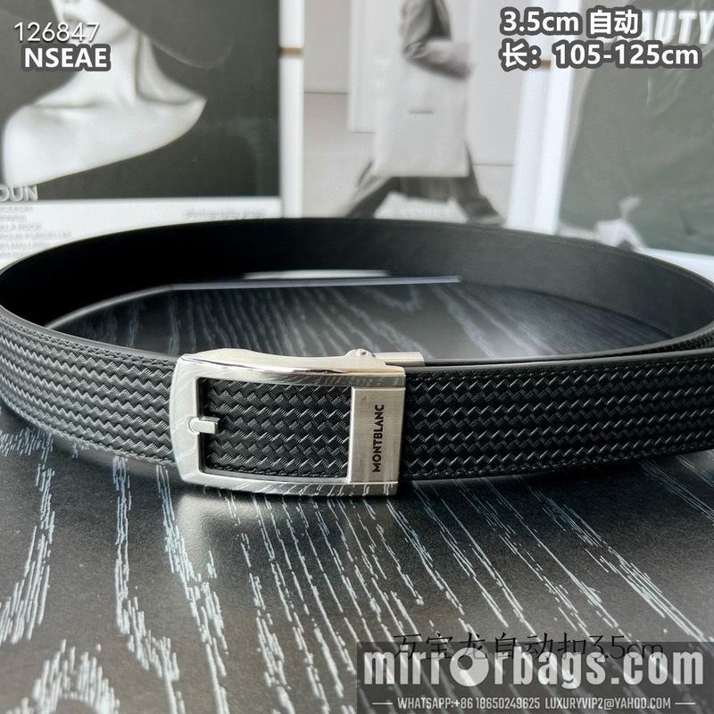 Replica Montlanc belt 35mmX105-125cm 8L63