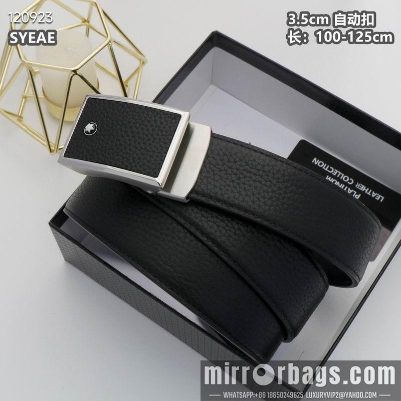 Replica Montblanc belt 自动扣 35mmX100-125cm 8L072010