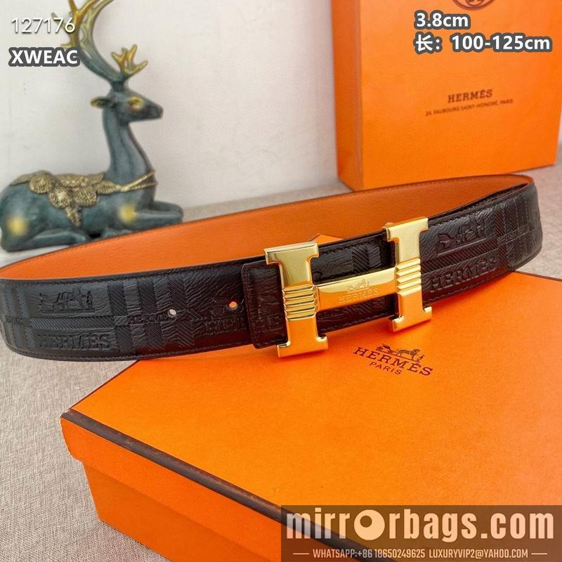Replica Hermes belt 38mmX100-125cm 8L36