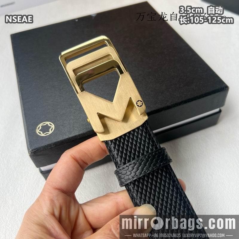 Replica Montlanc belt 35mmX100-125cm 8L72