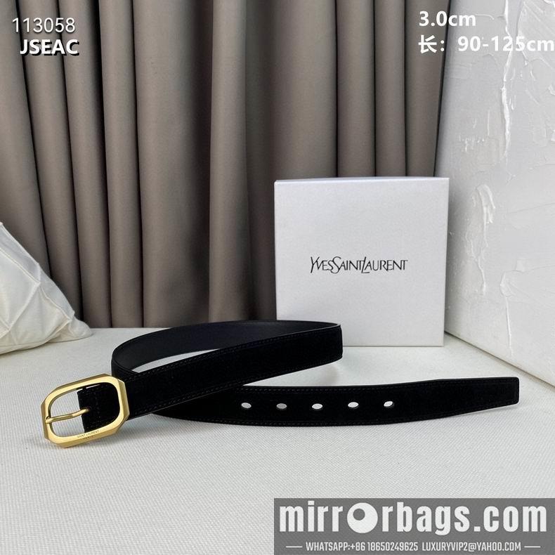 Replica YSL belt 30mmX90-125cm 8L03