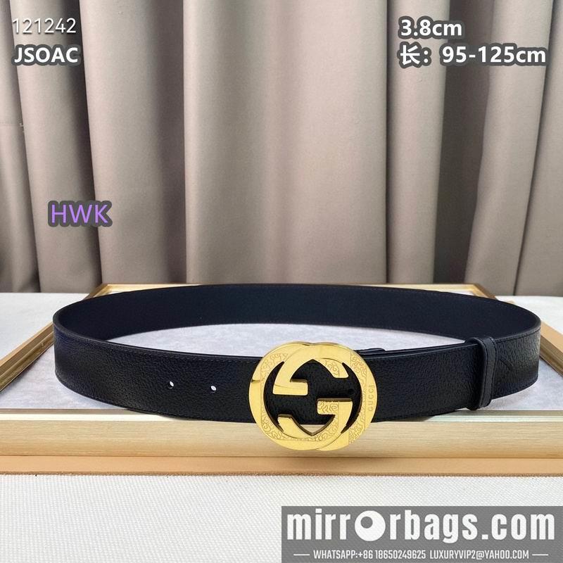 Replica Gucci belt 38mmX95-125cm 8L19