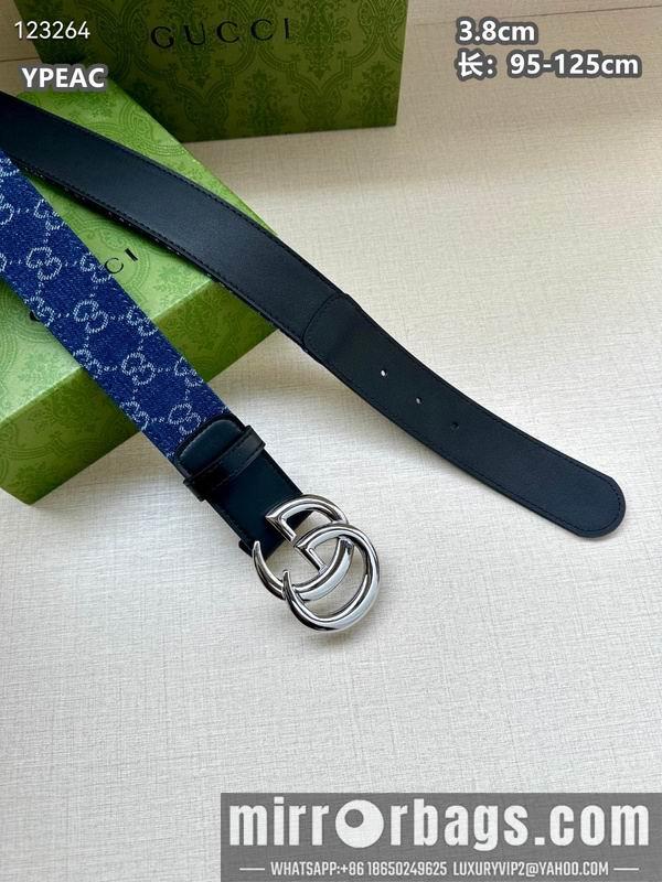 Replica Gucci belt 38mmX95-125cm 8L11