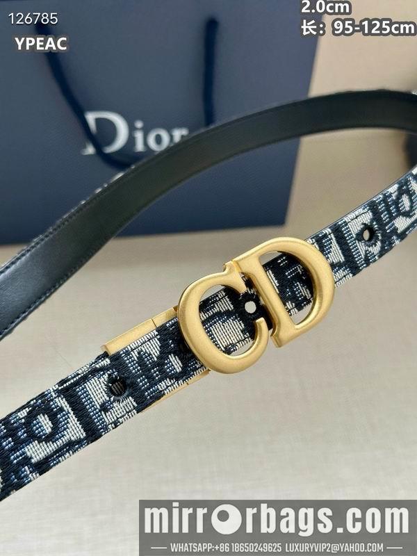 Replica Dior belt 20mmX95-125cm 8L22