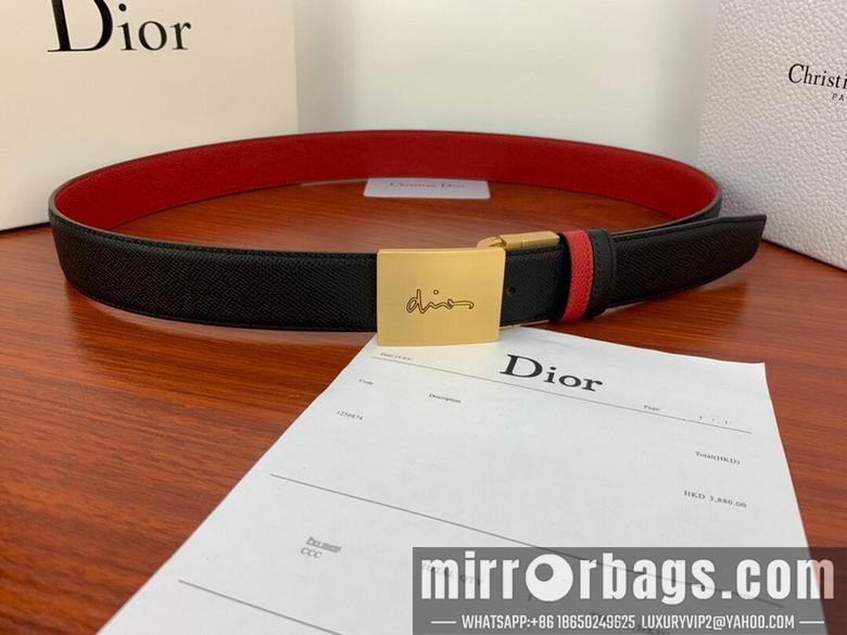 Replica Dior Belt 34mmX95-125cm 7D20