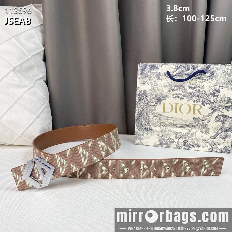 Replica Dior belt 38mmX100-125cm 8L02