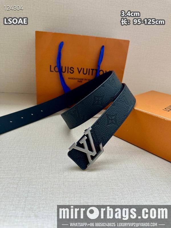 Replica LV belt 34mmX95-125cm 8L22
