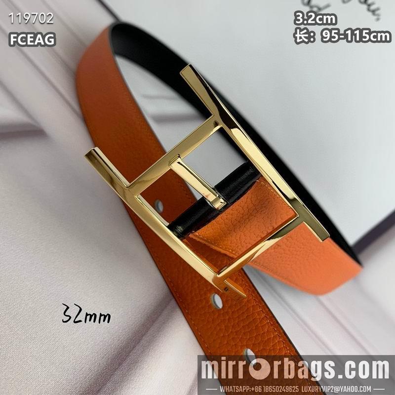 Replica Hermes belt 32mmX95-115cm 8L040802