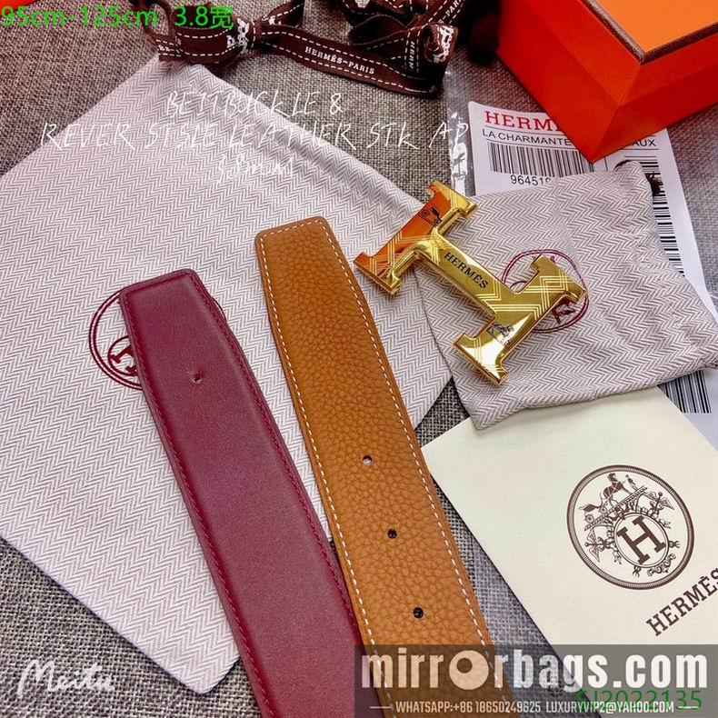Replica Hermes Belt 38mmX95-125cm 7D119