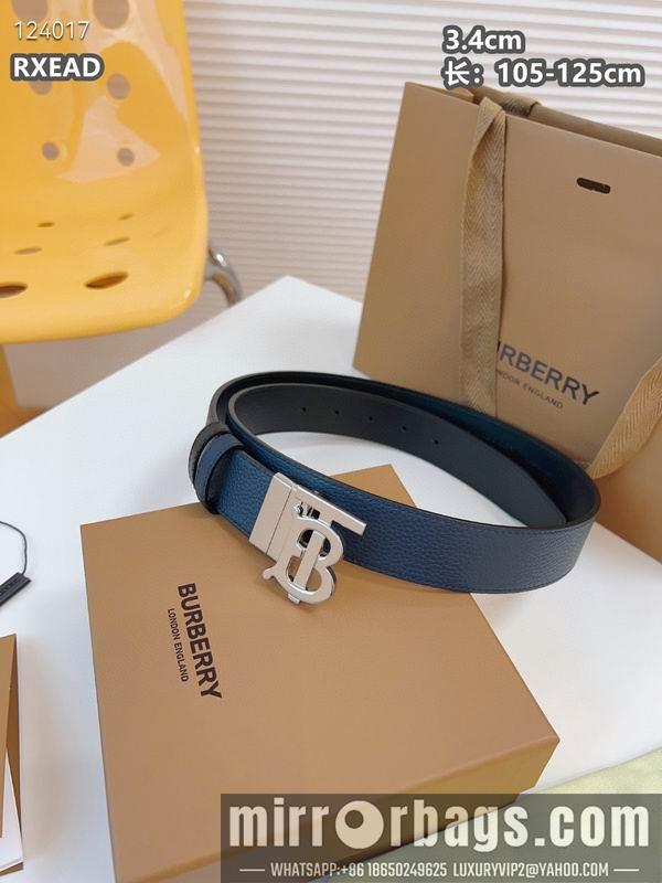 Replica Burberry belt 34mmX105-125cm 8L07