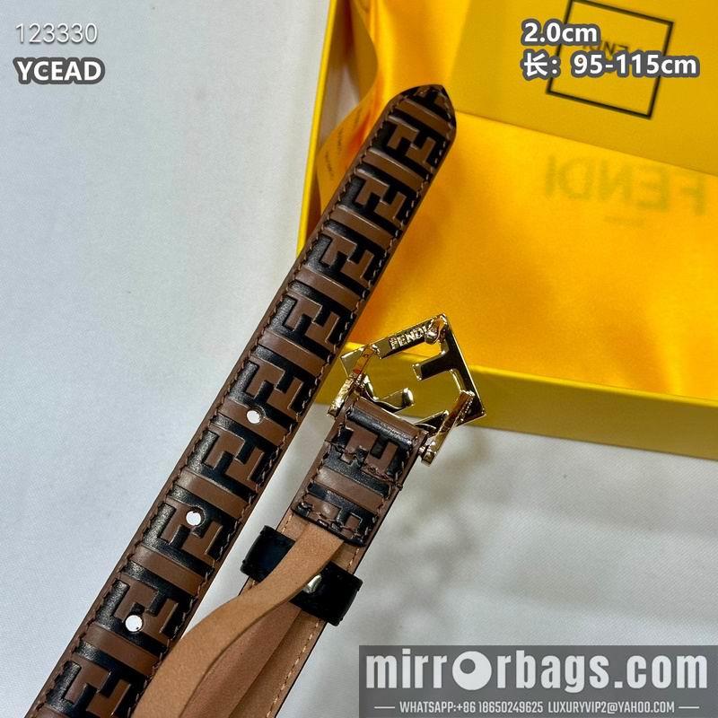 Replica Fendi belt 20mmX95-115cm 8L15