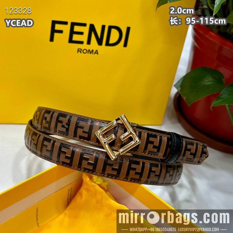Replica Fendi belt 20mmX95-115cm 8L15
