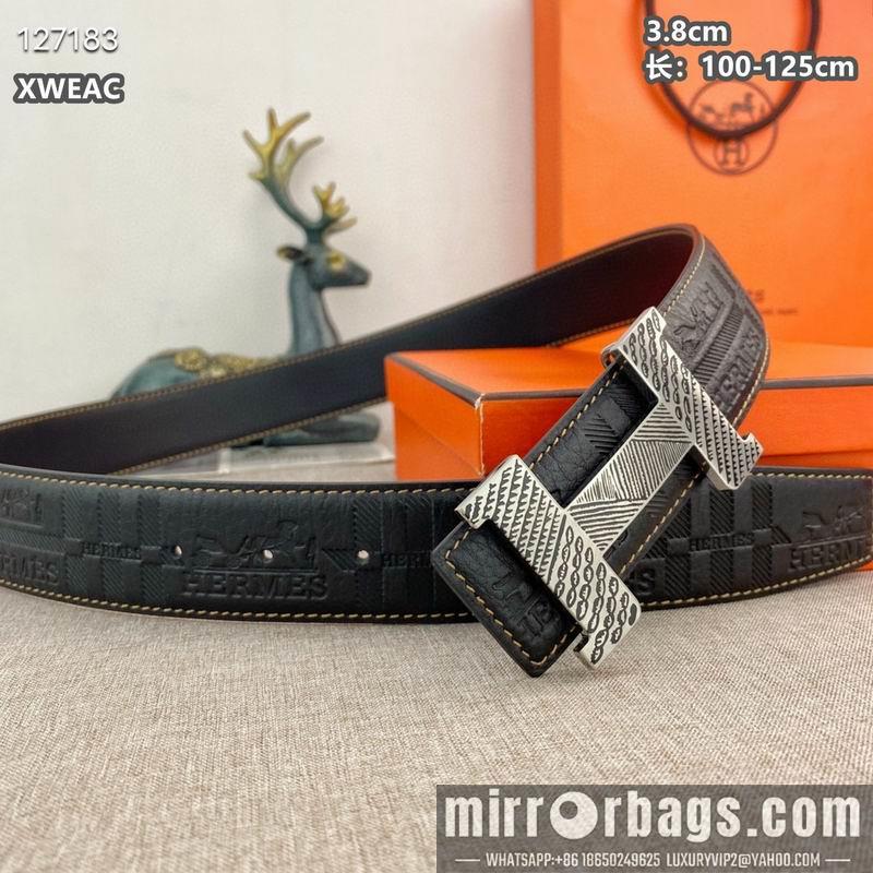 Replica Hermes belt 38mmX100-125cm 8L38