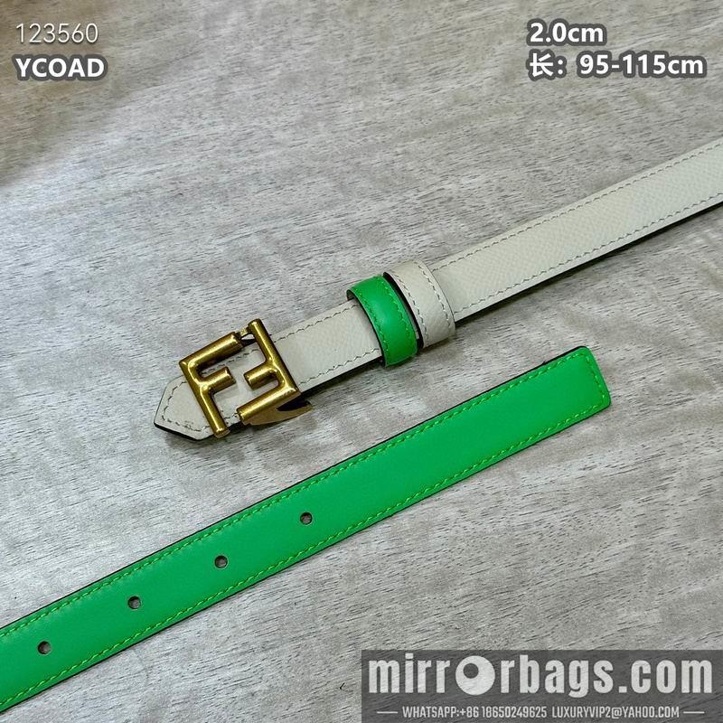 Replica Fendi belt 20mmX95-115cm 8L16