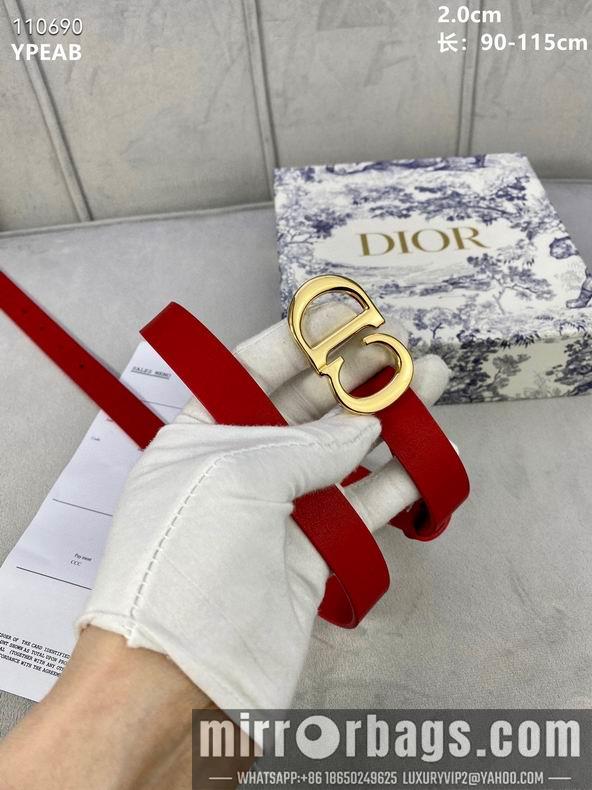 Replica Dior Belt 20mmX90-115cm 8L04