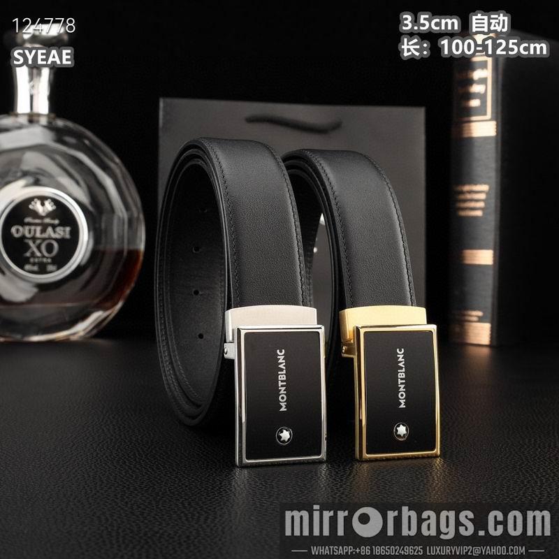 Replica Montlanc belt 35mmX100-125cm 8L36