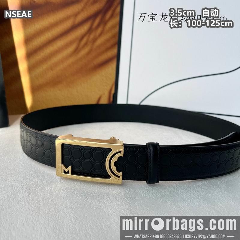 Replica Montlanc belt 35mmX100-125cm 8L69
