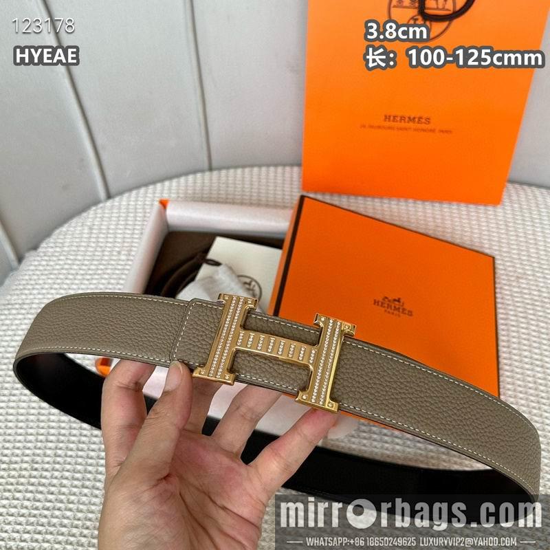 Replica Hermes belt 38mmX100-125cm 8L17