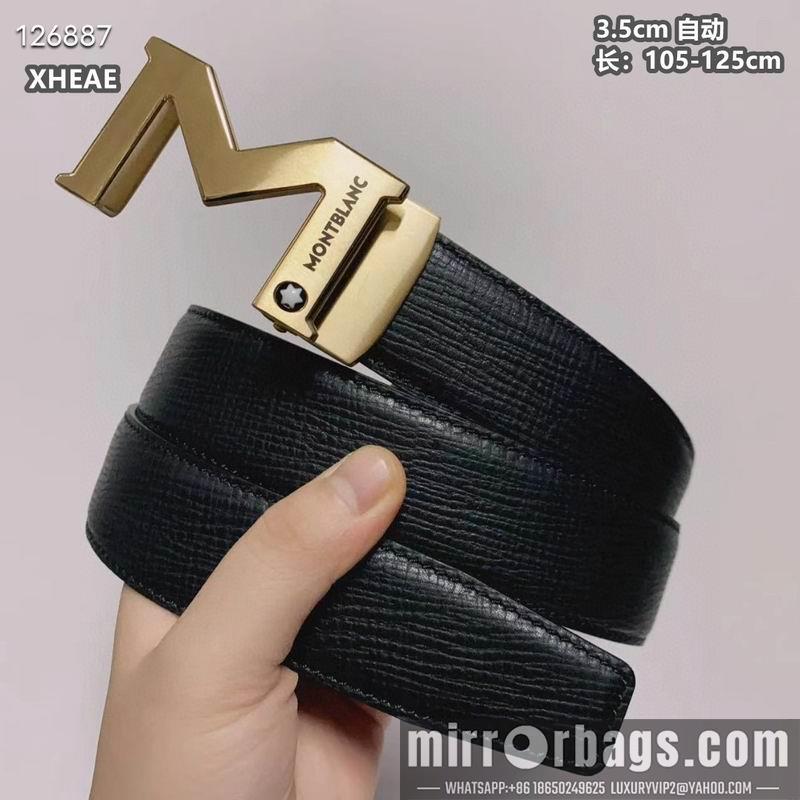 Replica Montlanc belt 35mmX105-125cm 8L65